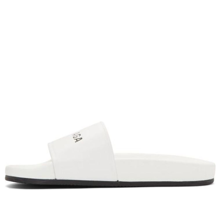 Balenciaga Classic Logo Slide 'White' 530501WAL009061