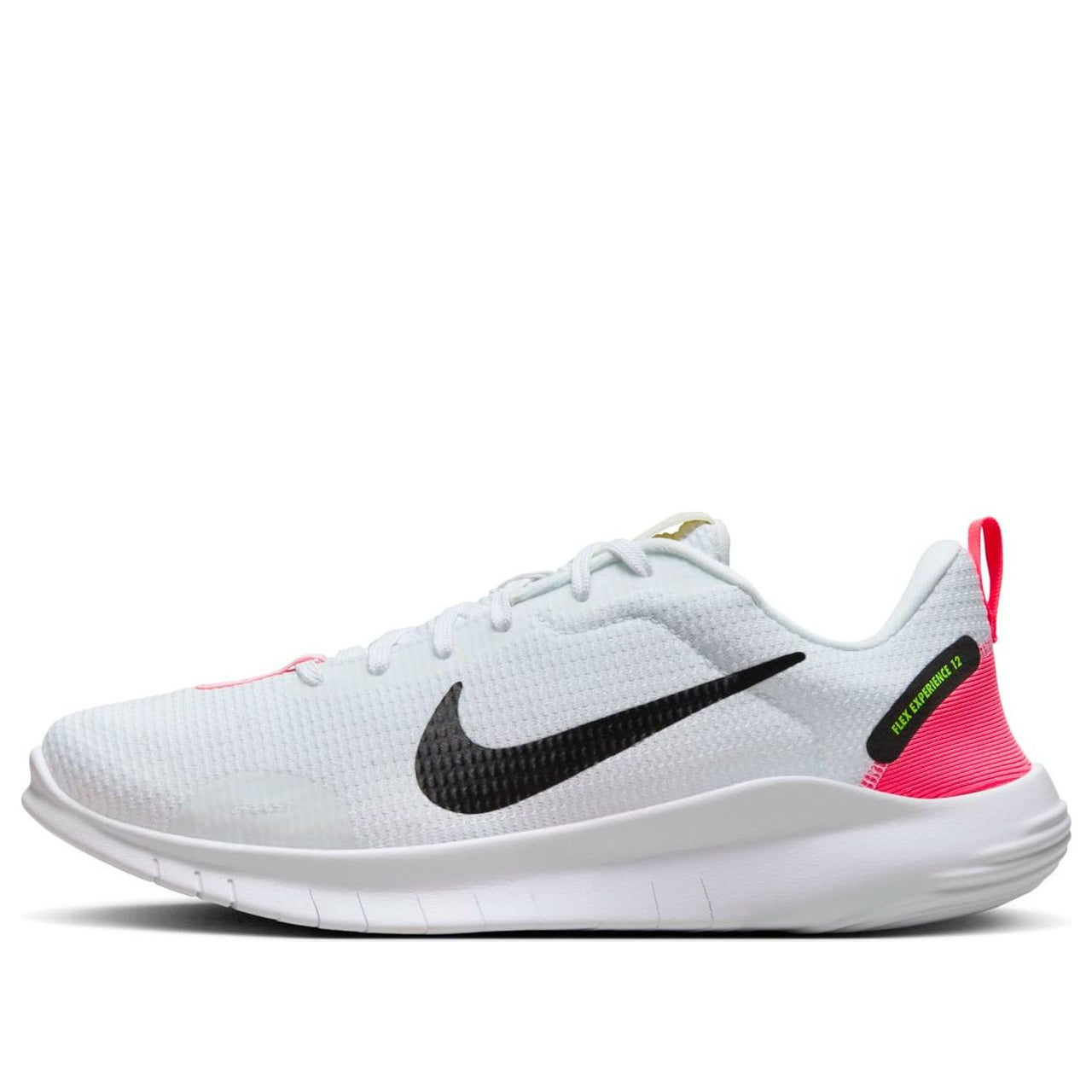 (WMNS) Nike Flex Experience Run 12 'White Hot Punch Black' DV0746-102