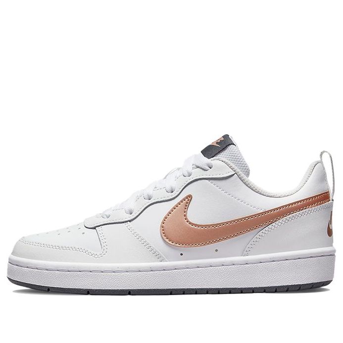 (GS) Nike Court Borough Low 2 'White Metallic Red Bronze' BQ5448-116