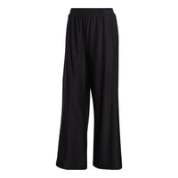 (WMNS) adidas Aeroready Studio Wide Leg 7/8 Joggers 'Black' HD8945