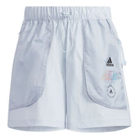 (WMNS) adidas Woven Shorts 'Blue' HA3632