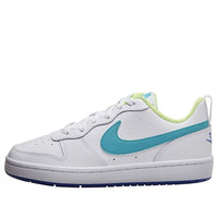 (GS) Nike Court Borough Low 2 'White Teal Blue' BQ5448-105