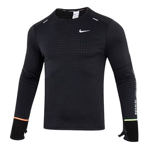 Nike M Nk TF Turf Rpl Elmnt Crew Tip Tee 'Black White' FB1829-010