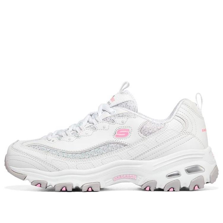 (WMNS) Skechers D'Lites 1.0 'White Pink' 149791-WPK
