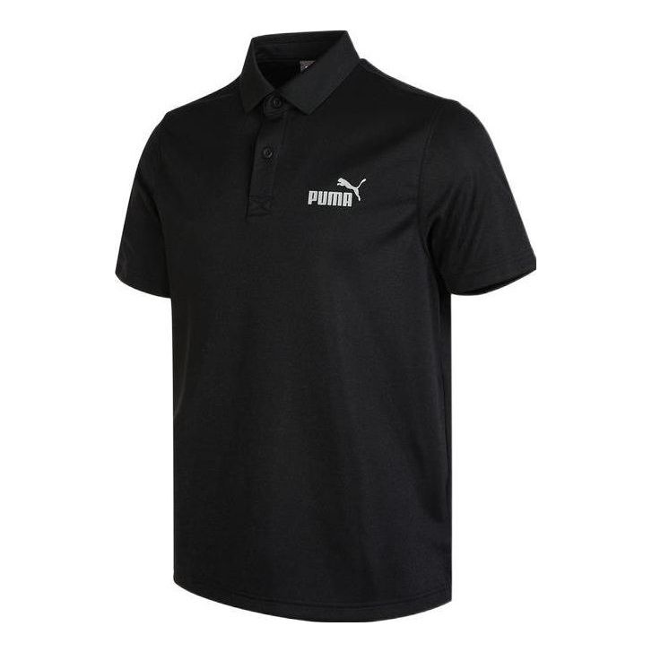 PUMA Essentials Polo Shirt 'Black' 671927-01