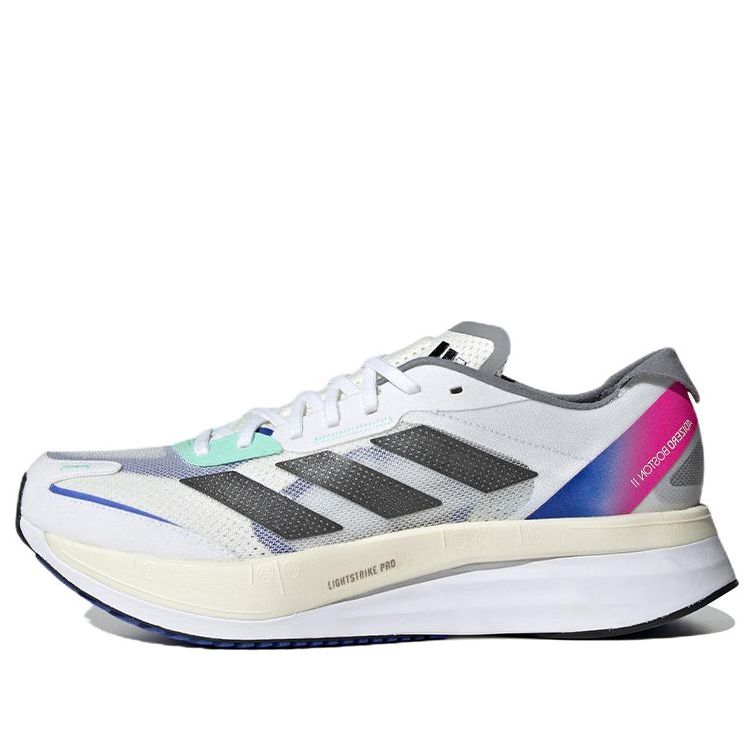 adidas Adizero Boston 11 'White Lucid Blue Fuchsia' HQ3693