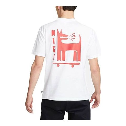 Nike SB Back Print T-shirt 'White' DQ1857-100