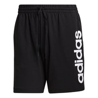 adidas M Lin Sj Sho Logo Printing Sports Breathable Shorts Black GK9604
