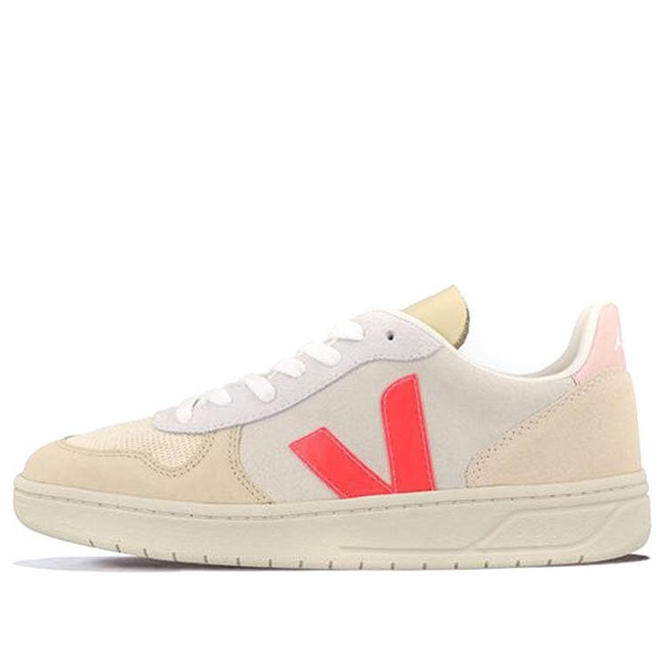 Veja V-10 Lace-Up 'Beige Neon Pink' VX032188