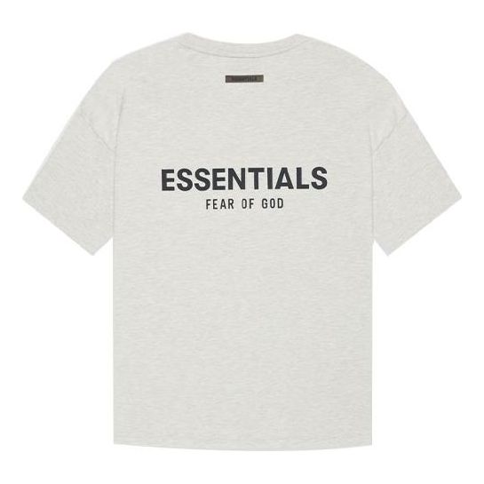 Fear of God Essentials SS21 Short Sleeve T-Shirt 'Light Heather Oatmeal' FOG-SS21-597