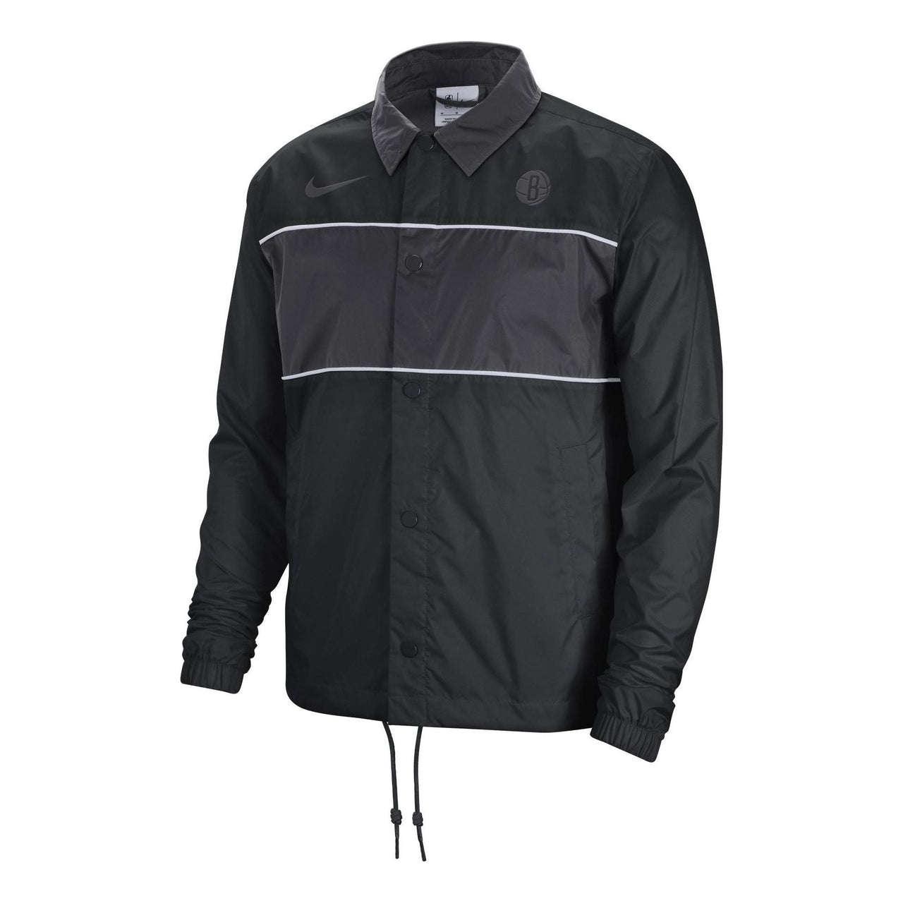Nike Brooklyn Nets Coach Jacket 'Black' DR2334-010
