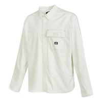 Converse Woven Long Sleeve Button Down Shirt 'White' 10023803-A02