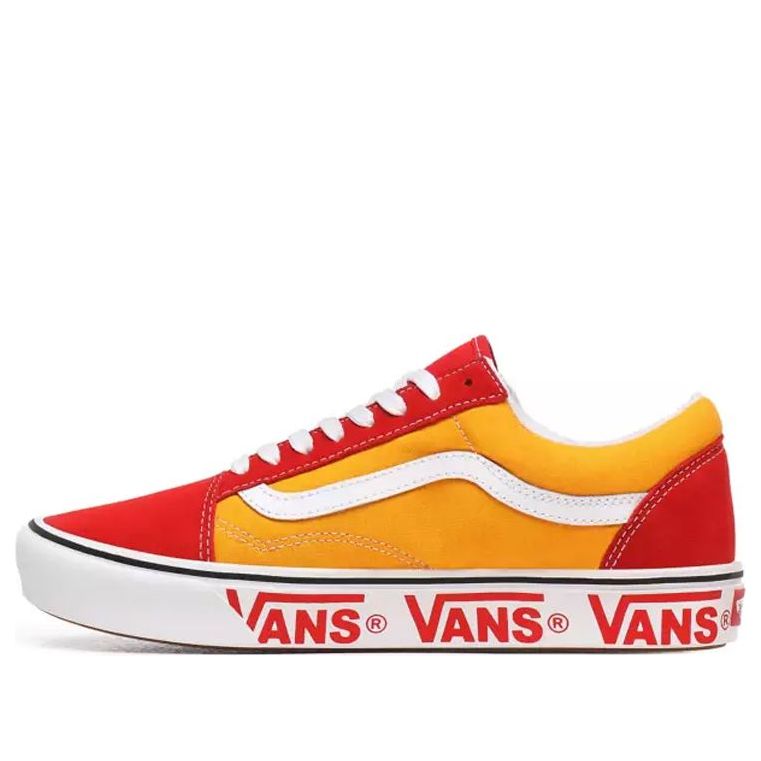 Vans ComfyCush Old Skool 'Tape Mix - Red Cadmium' VN0A3WMAWX4
