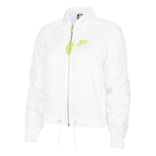 (WMNS) Nike Air Athleisure Casual Sports Jacket White CU5545-100