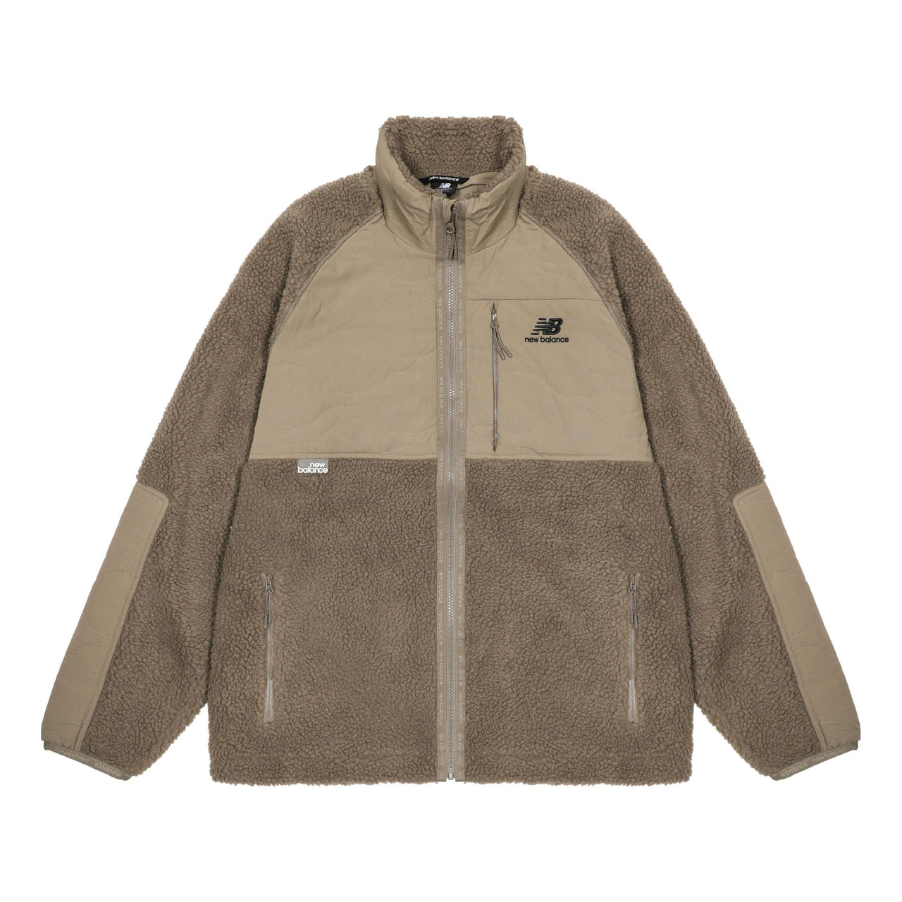 New Balance Lifestyle Cotton Warm Coat 'Brown Beige' AMJ23326-DRI