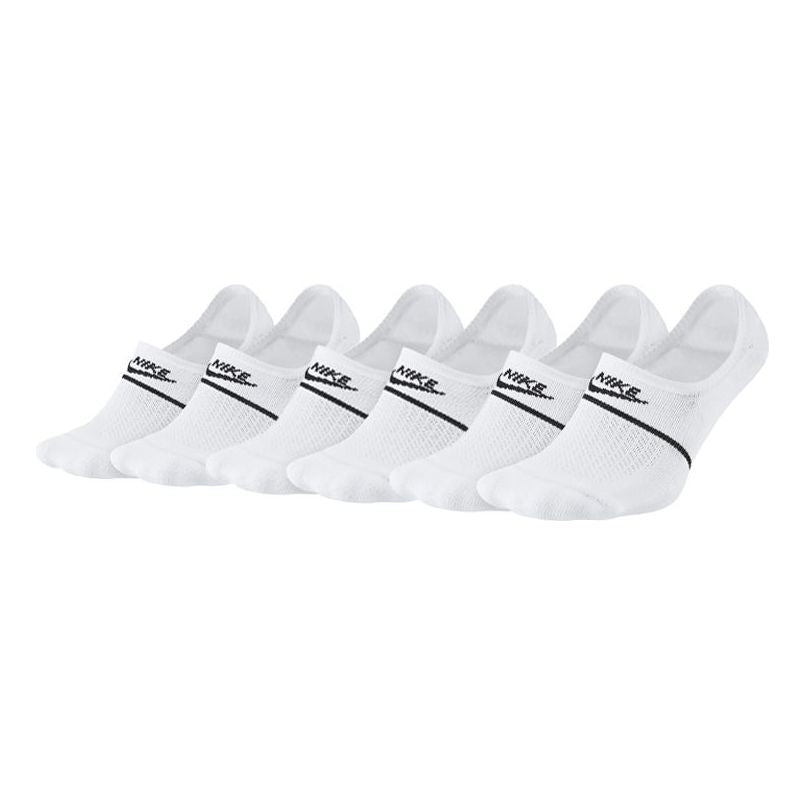 Nike Unisex Invisible Socks Combination Pack White SX7168-100