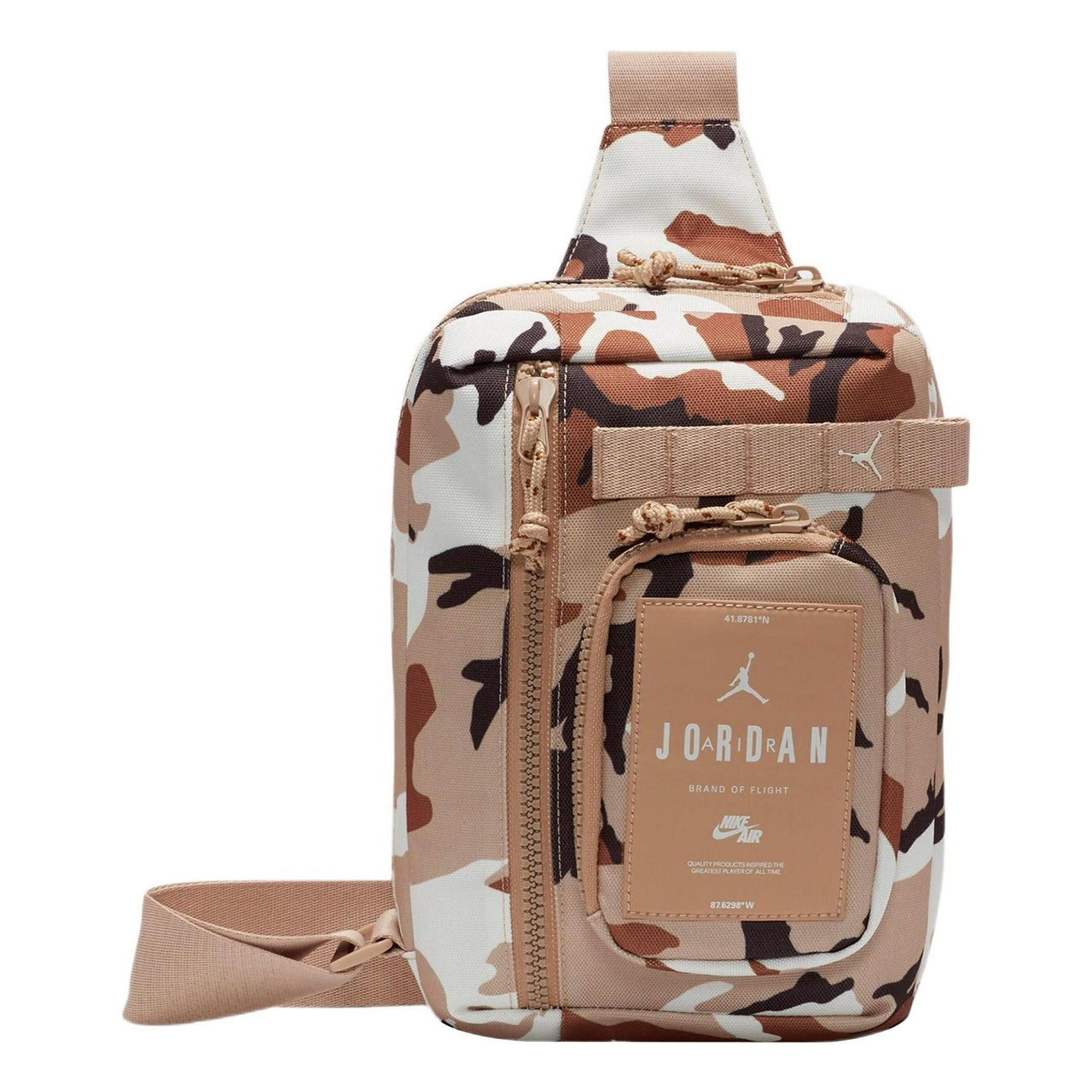 (WMNS) Air Jordan Hesi Crossbody Crossbody Bag 3L 'Desert Camo' MA0839-EE7