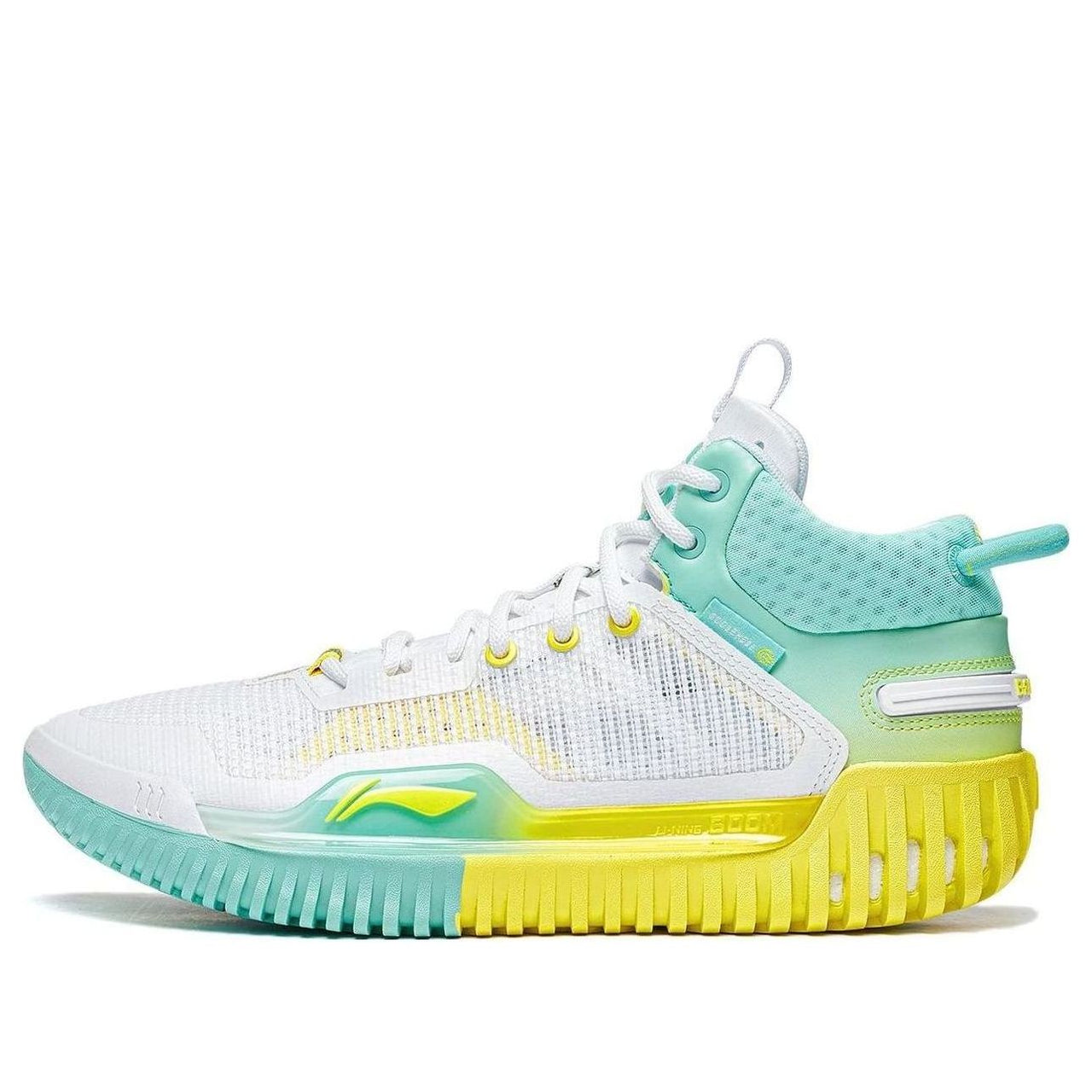 Li-Ning BadFive 3 'White Yellow Green' ABFT005-9