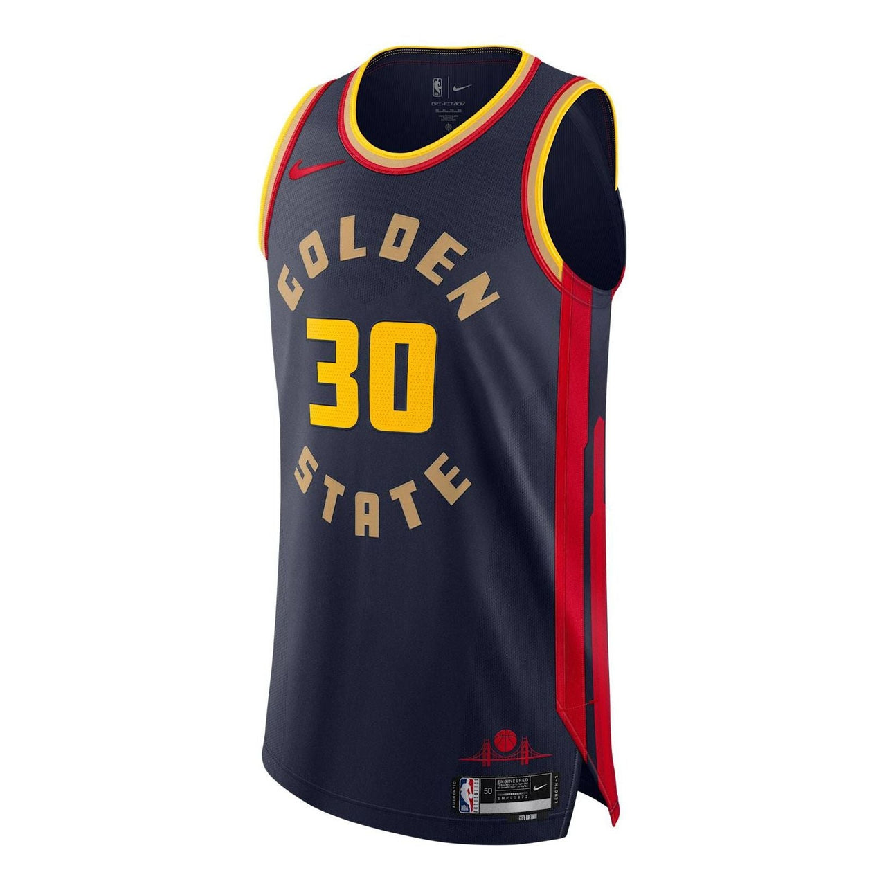 Nike NBA Golden State Warriors 2024/25 City Edition Authentic Jersey 'Stephen Curry' FQ4465-419