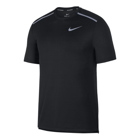 Nike Dri-FIT Miler Short-Sleeve Top 'Black' AJ7565-010