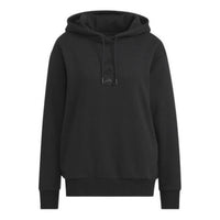 (WMNS) adidas Rs Hoodie Solid Color Sports Pullover Hoodie Black HM7452