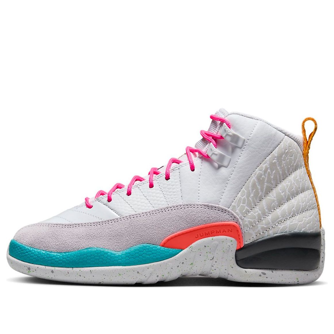 (GS) Air Jordan 12 Retro 'White Vapor Green' 153265-130