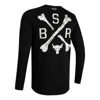 Under Armour Project Rock BSR Long Sleeve Logo Shirt 'Black' 1357194-001