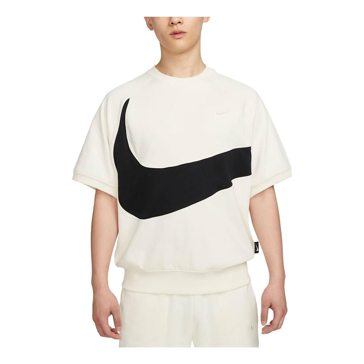 Nike Sportswear Swoosh Big Logo T-shirt 'Off White' FB7872-113