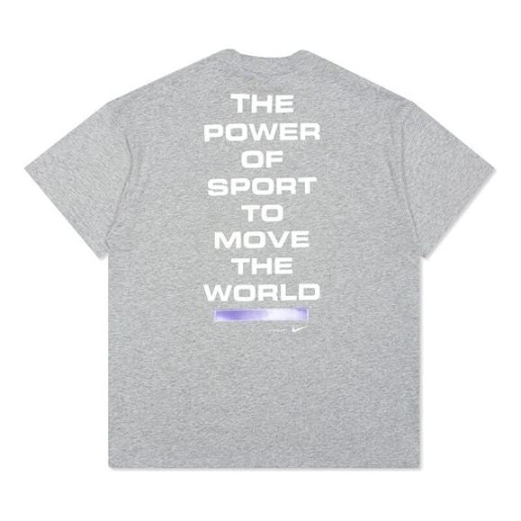 Nike x Pigalle Crossover Logo Alphabet Printing Casual Sports Round Neck Short Sleeve Couple Style Gray CK2336-063