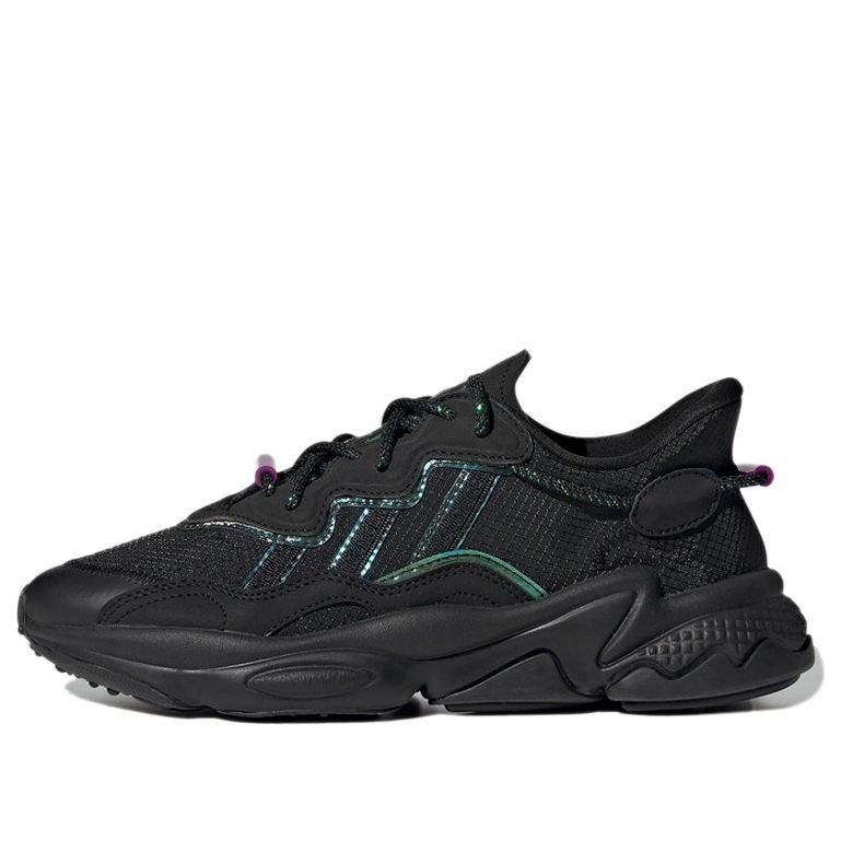 (WMNS) adidas Ozweego 'Black Green Sonic' GW3318