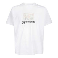 Burberry Montage Print Cotton Oversized T Tee 8021825