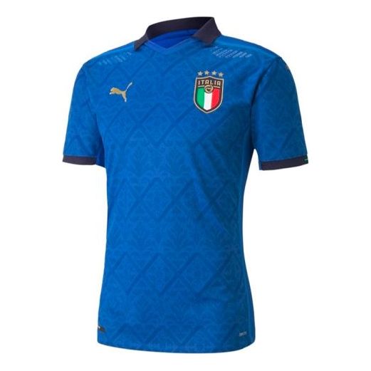 PUMA Italy Home Match Shirt 2020 2021 'Blue' 762919-01