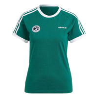 (WMNS) adidas Football Short Sleeve Tee Asia Sizing 'Green' IR9785