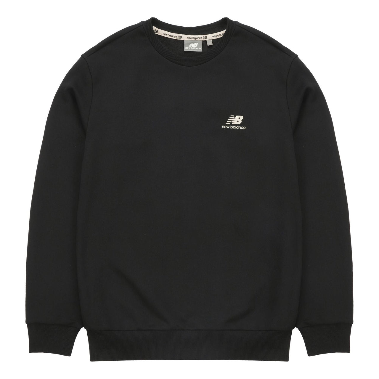 New Balance Athleisure Casual Sports Round Neck Pullover Long Sleeves Black 5CB33223-BK
