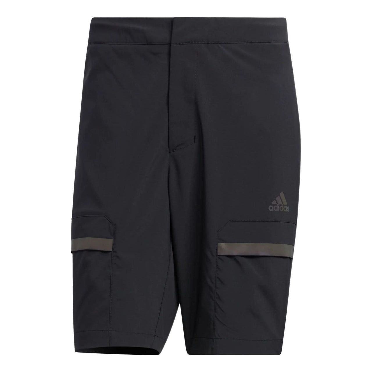 adidas Solid Color Elastic Waistband Breathable Sports Shorts Black HE7367