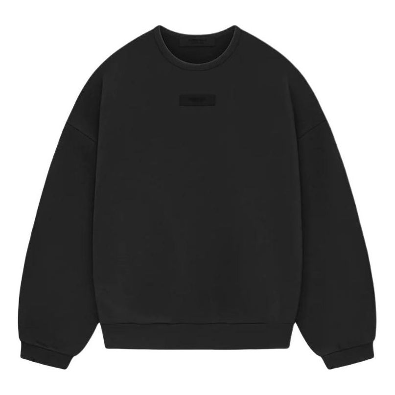 Fear of God Essentials SS24 Crewneck Sweatshirt 'Jet Black' 192SP244684F