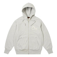 Palace x Evisu Zip Hoody Jacket 'Grey Marl' 2ESPAM4SW1150OSFLGRYH