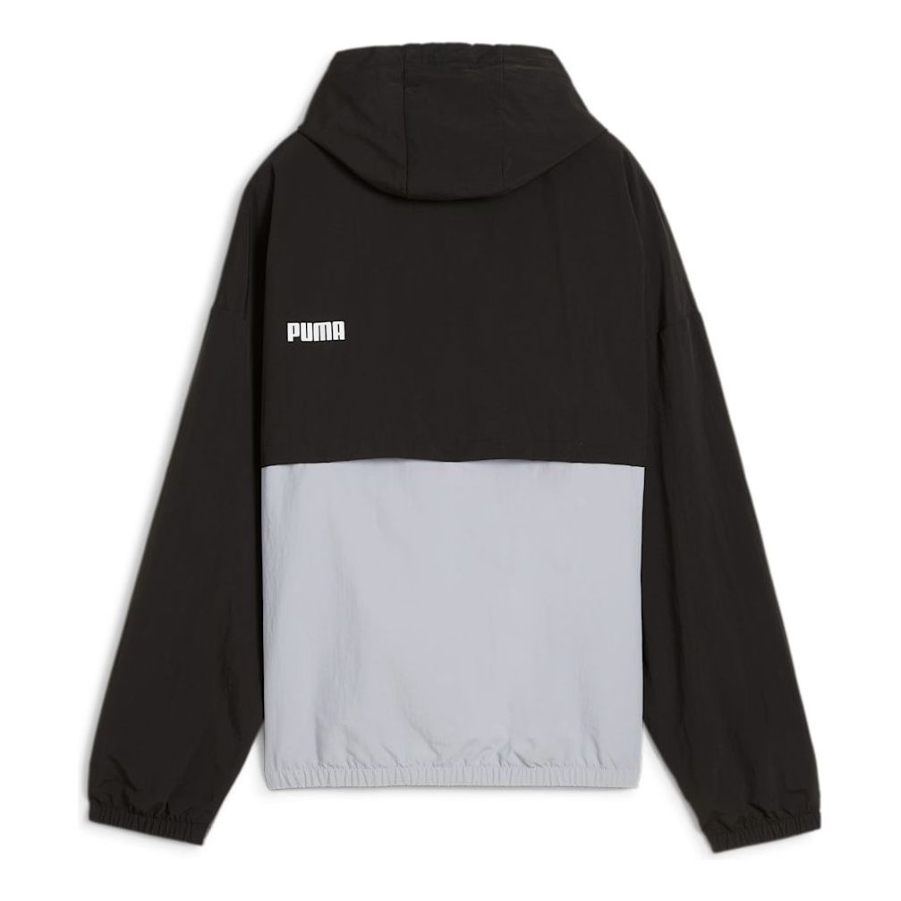 (WMNS) PUMA Oversized Hooded Windbreaker 'Grey' 675372-52