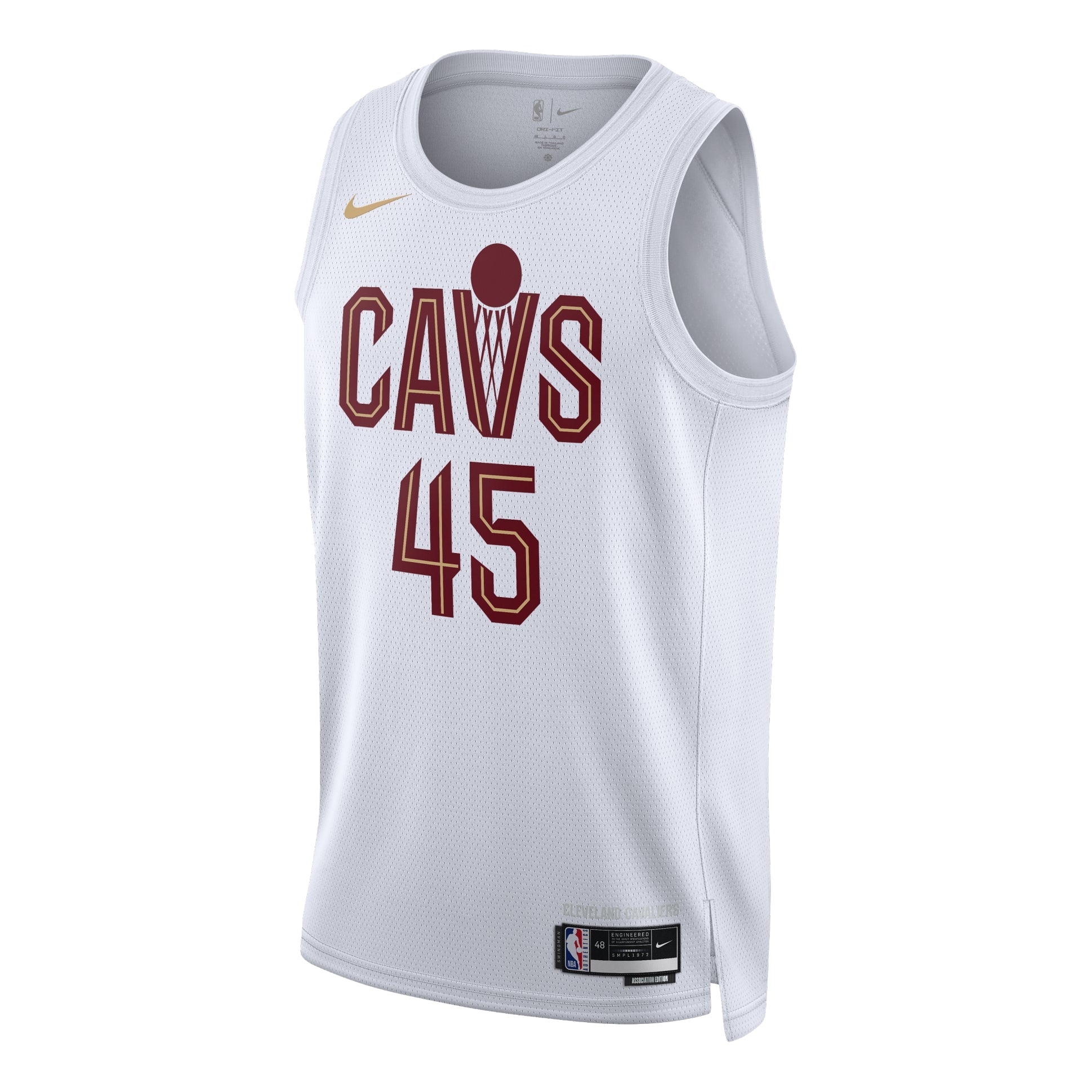 Nike Mitchell Donovn Cleveland Cavaliers Association Edition Dri-Fit NBA Jersey 'White' DN2073-108