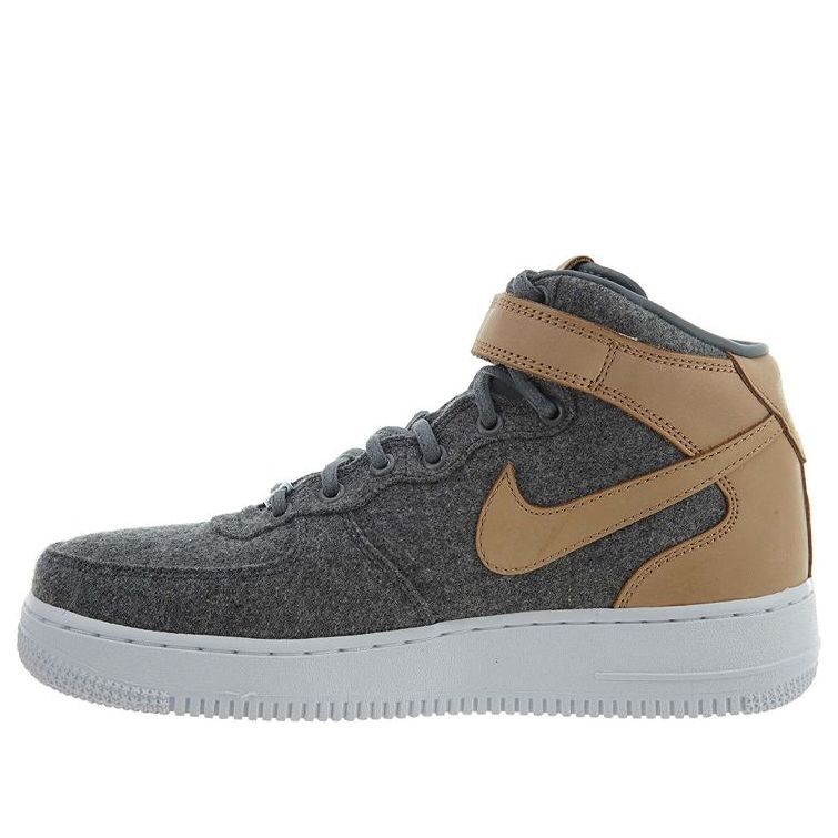 (WMNS) Nike Air Force 1 07 Mid Leather Premium 'Cool Grey' 857666-100