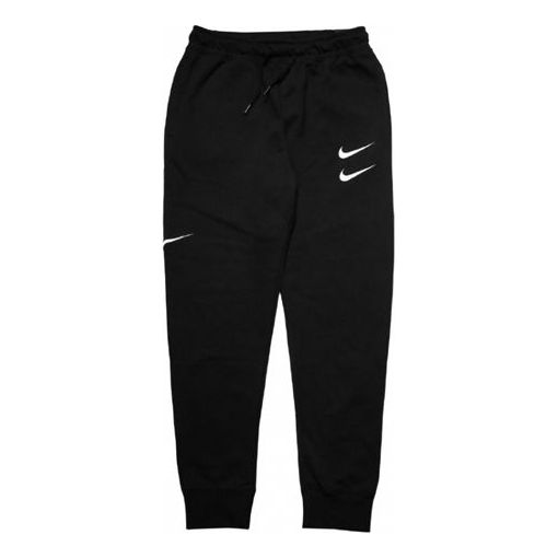 Nike Sportswear Swoosh Slim Fit Casual Sports Long Pants Black CJ4881-010
