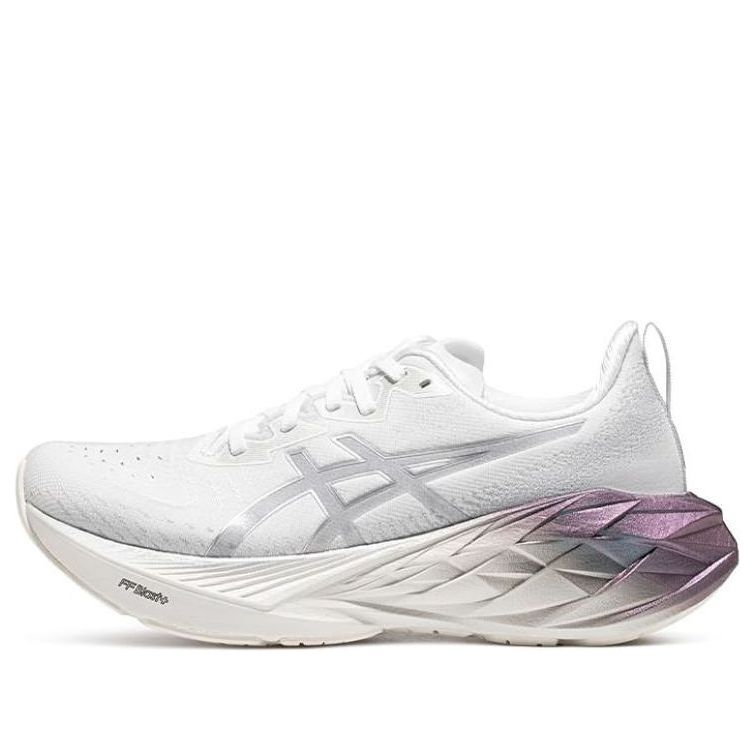 (WMNS) ASICS Novablast 4 Platinum 'Real White Pure Silver' 1012B722-100