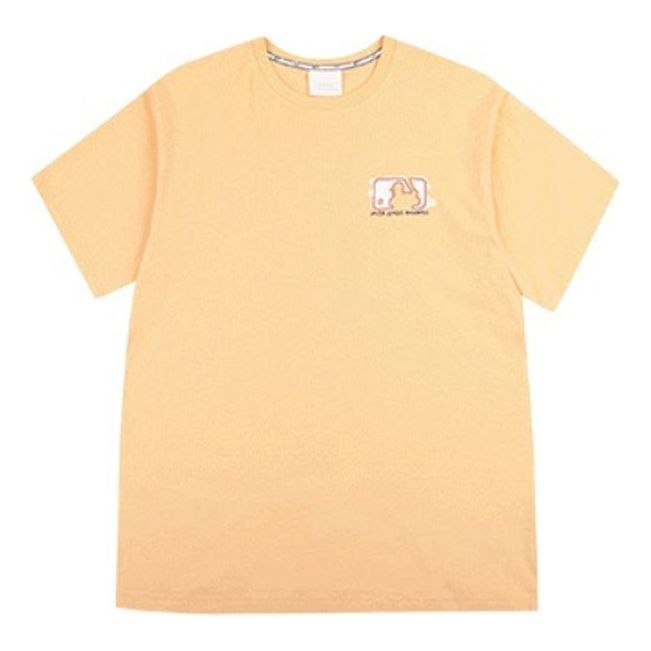 MLB NY YANKEES Graffiti Short Sleeve Unisex Yellow 31TSSA931-50O