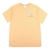MLB NY YANKEES Graffiti Short Sleeve Unisex Yellow 31TSSA931-50O