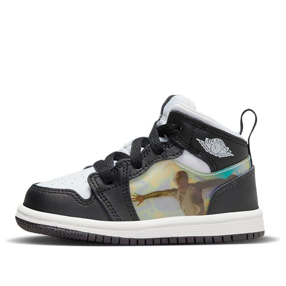 Air Jordan 1 Mid Hologram 'Black White' DR9494-001