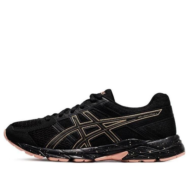 (WMNS) ASICS Gel-Contend 4 'Black Gold Pink' T8D9Q-011