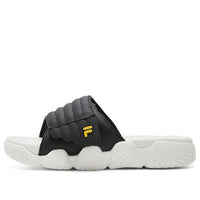 (WMNS) FILA FUSION BARRICADE Slippers 'Black White' T12W321507F-BB