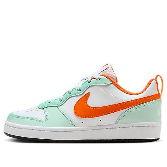 (GS) Nike Court Borough Low 2 'White Mint Form Orange' FN3687-181