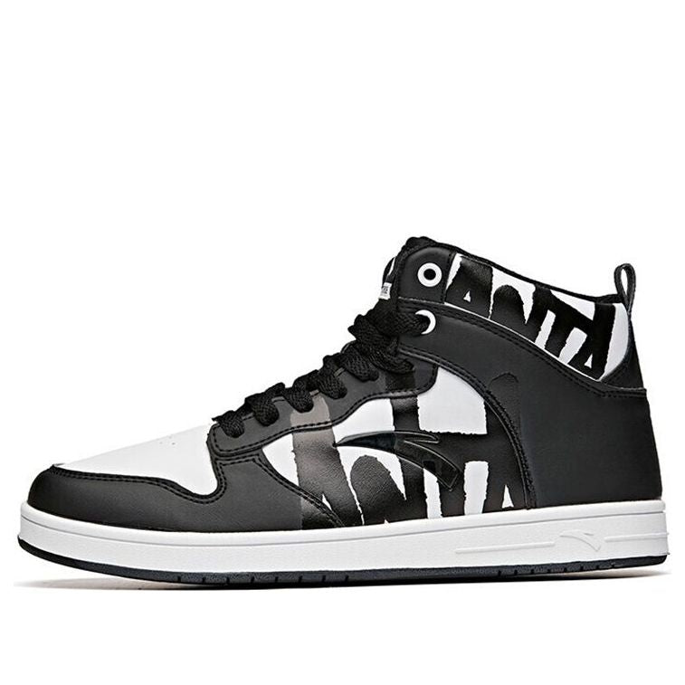 ANTA Skateboarding Series Sneakers High 'Black White' 91648060-3