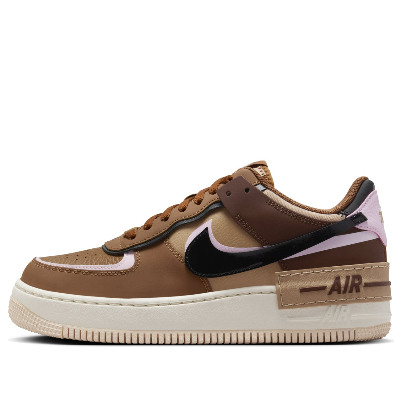 (WMNS) Nike Air Force 1 Shadow 'Light British Tan Pink Cacao Wow' DZ1847-200